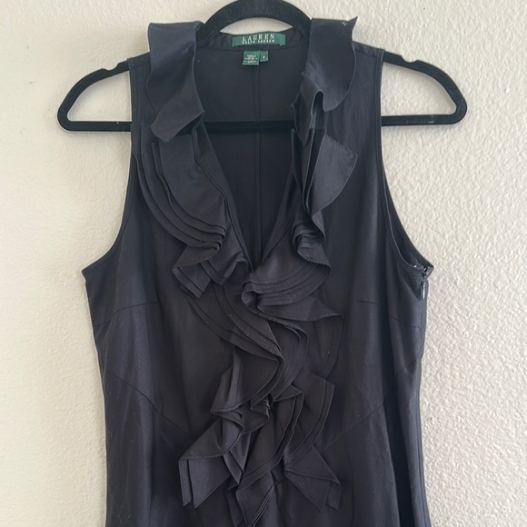 Lauren Ralph Lauren Black Sheath Mini Dress - Picture 3 of 8